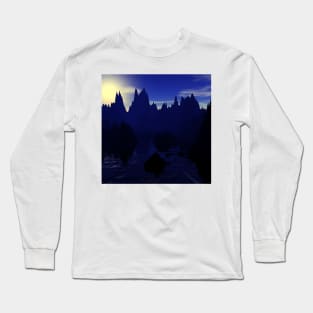 blue mountain Long Sleeve T-Shirt